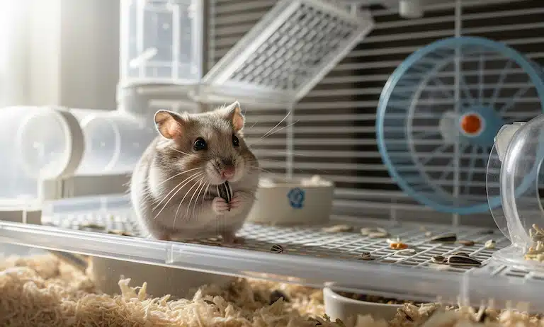 matériaux cage hamster